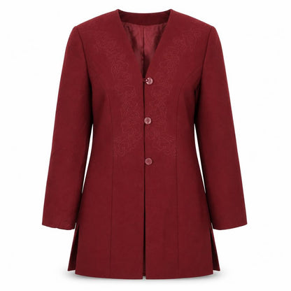 Womens UK Size 10 Collection Regular Red Suit Jacket