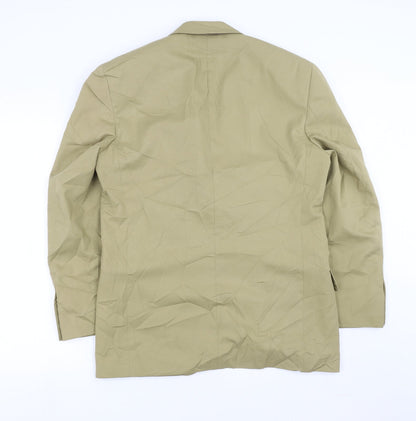conqueror Mens Green   Jacket Suit Jacket Size 38