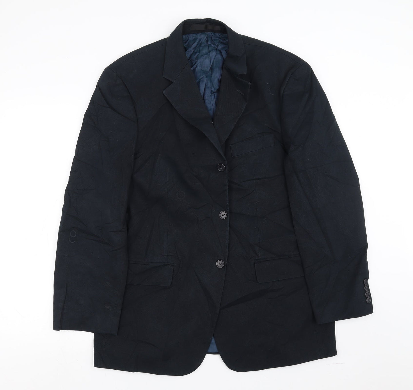 Mens UK Size 42 Marks and Spencer Regular Blue Suit Jacket