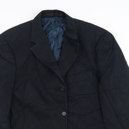Mens UK Size 42 Marks and Spencer Regular Blue Suit Jacket