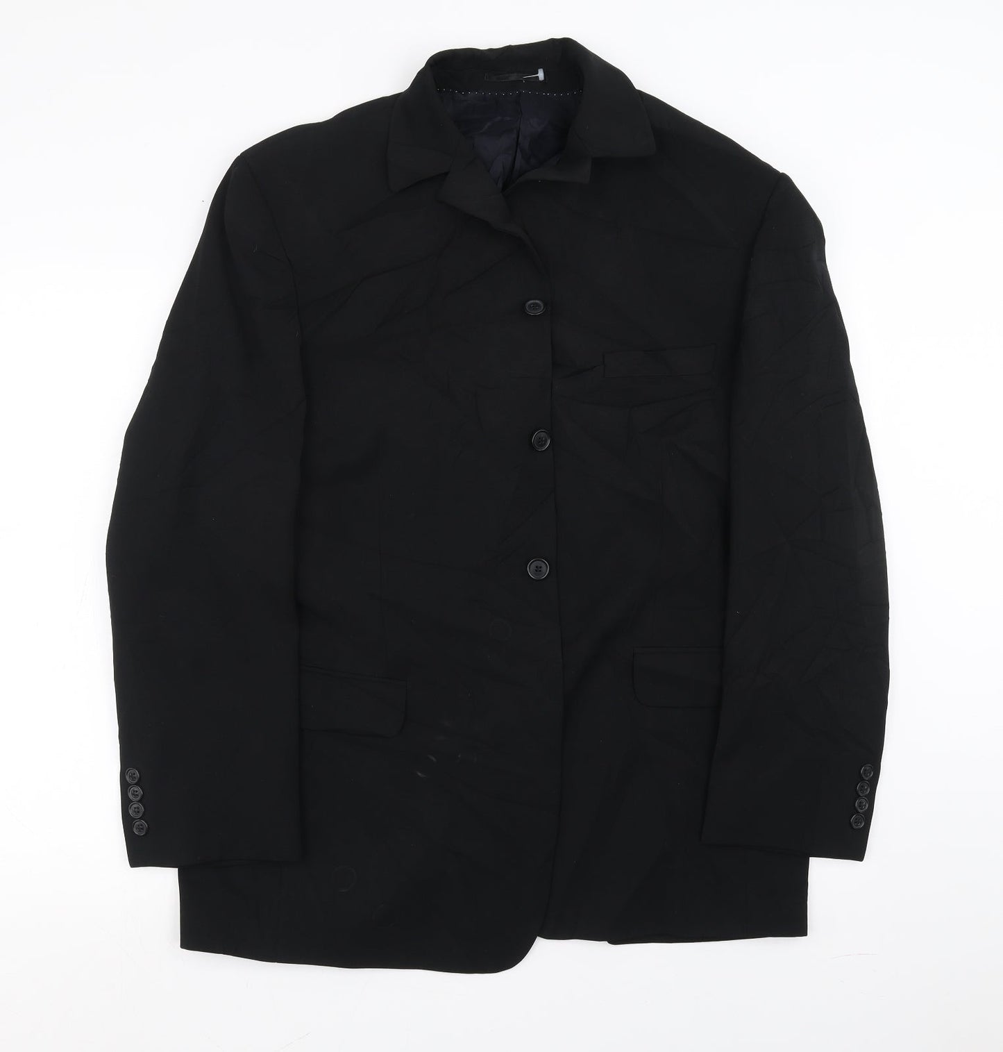 Mens UK Size 42 Wilson Regular Black Suit Jacket
