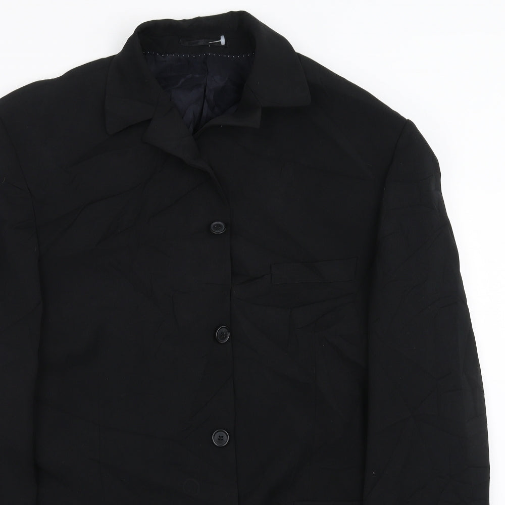 Mens UK Size 42 Wilson Regular Black Suit Jacket
