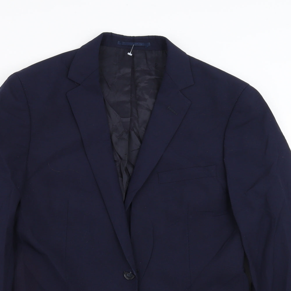 lagerfeld Mens Blue   Jacket Suit Jacket Size 38