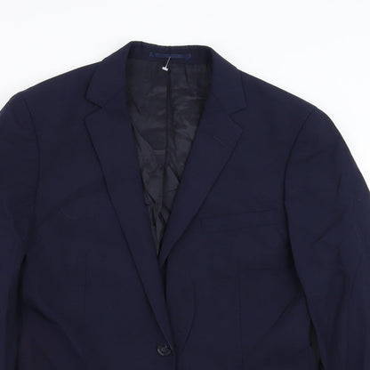 lagerfeld Mens Blue   Jacket Suit Jacket Size 38
