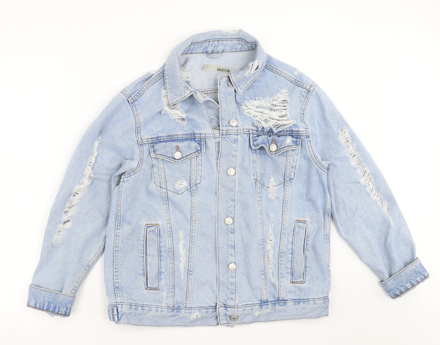 Womens UK Size 8 Topshop Blue Jacket