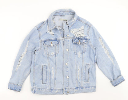 Womens UK Size 8 Topshop Blue Jacket