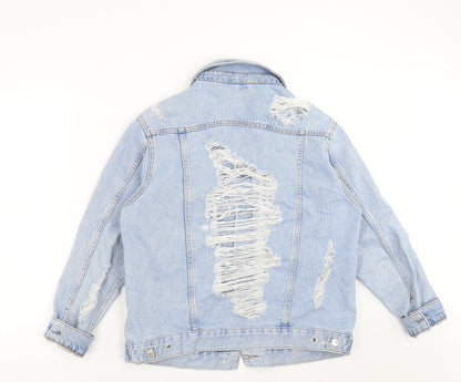 Womens UK Size 8 Topshop Blue Jacket
