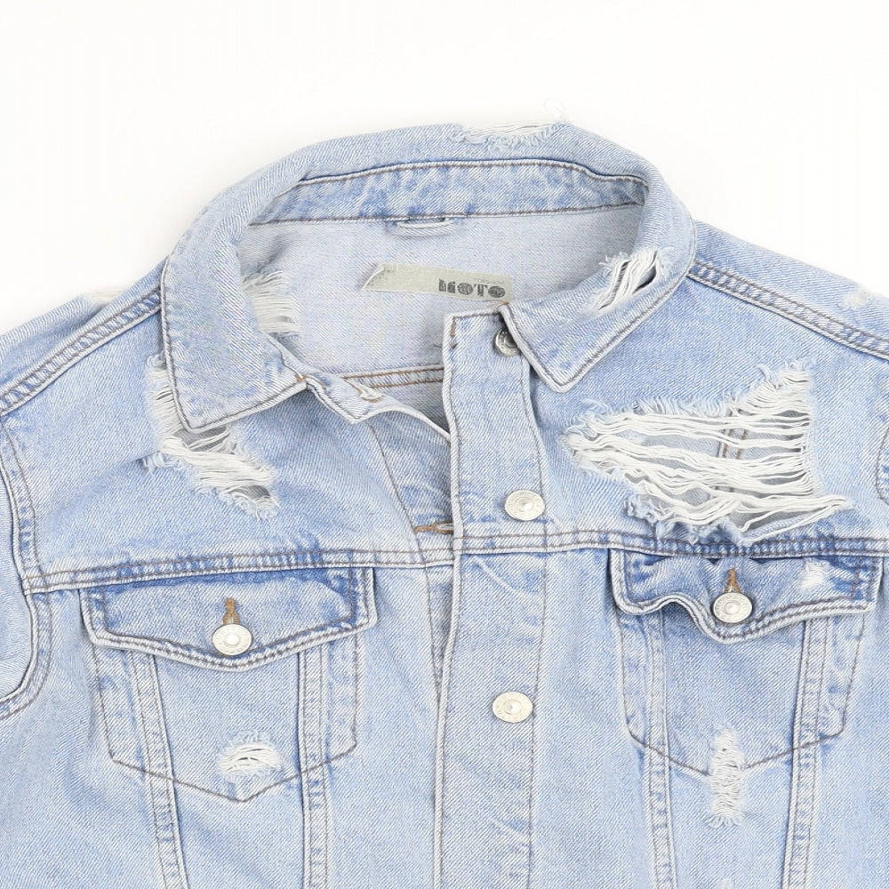 Womens UK Size 8 Topshop Blue Jacket