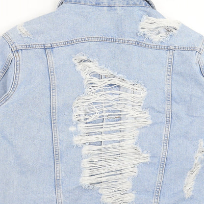 Womens UK Size 8 Topshop Blue Jacket