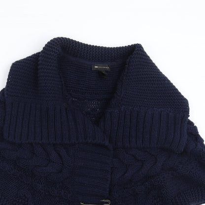 MNG collection Womens Blue  Knit Cardigan Jumper Size M