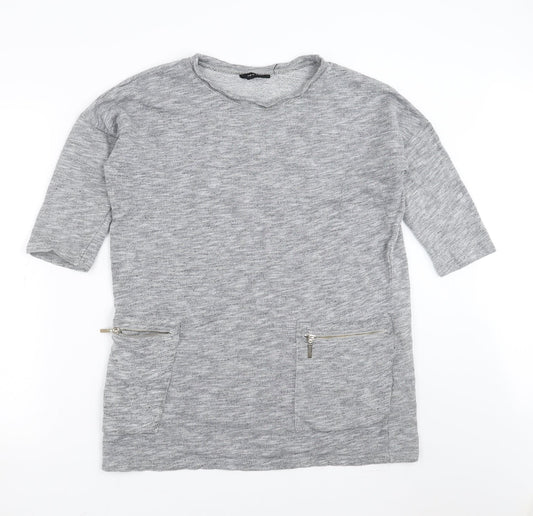 Womens UK Size 12 NEXT Grey Pullover Sweatshirt
