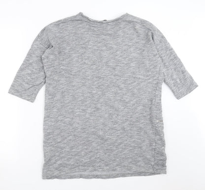 Womens UK Size 12 NEXT Grey Pullover Sweatshirt