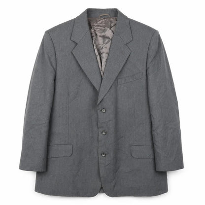 Country Tailoring Mens Grey Striped  Jacket Suit Jacket Size 42