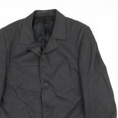 Mens UK Size 42 Topman Regular Grey Suit Jacket