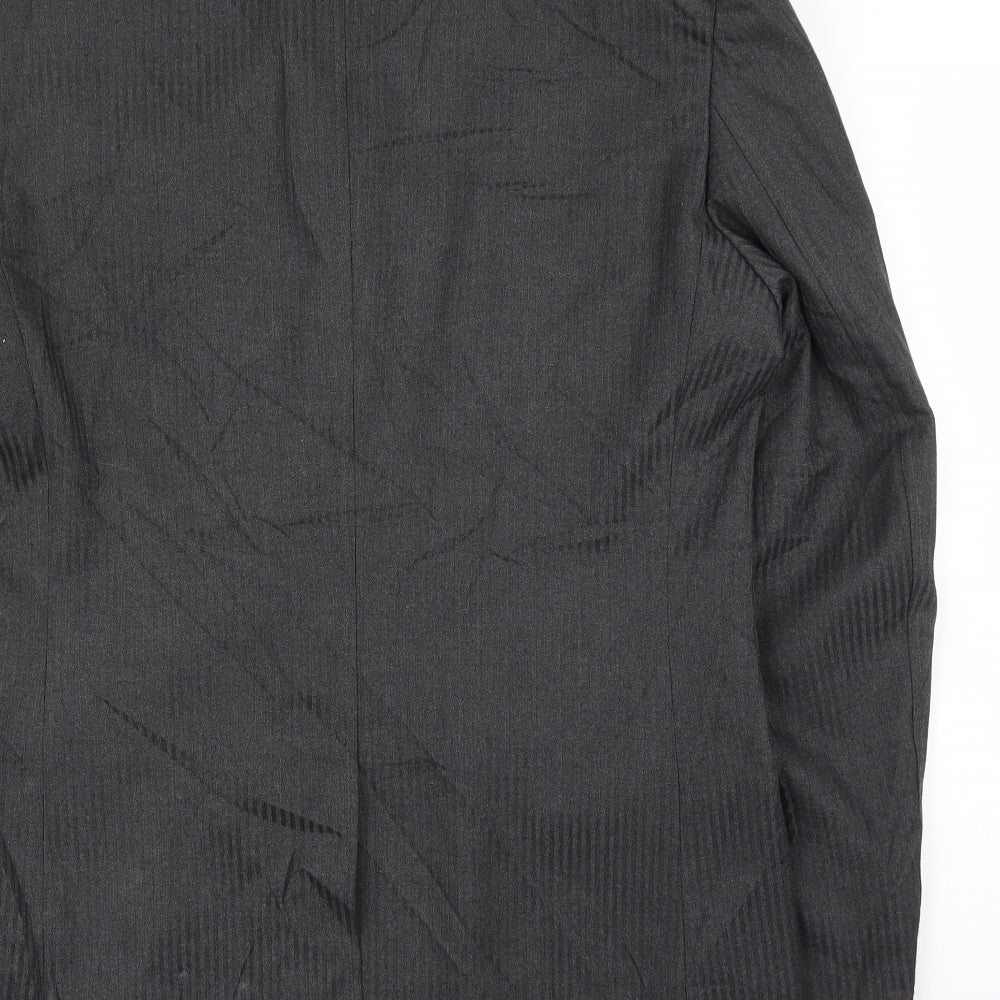 Mens UK Size 42 Topman Regular Grey Suit Jacket