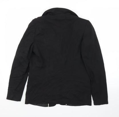 Womens UK Size 8 H&M Black Cardigan Jumper