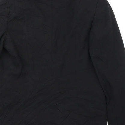 Womens UK Size 8 H&M Black Cardigan Jumper