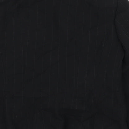 Principles Womens Black Striped  Jacket Blazer Size 14