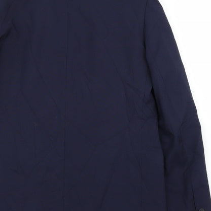 Mens UK Size 40 Preworn Regular Blue Suit Jacket