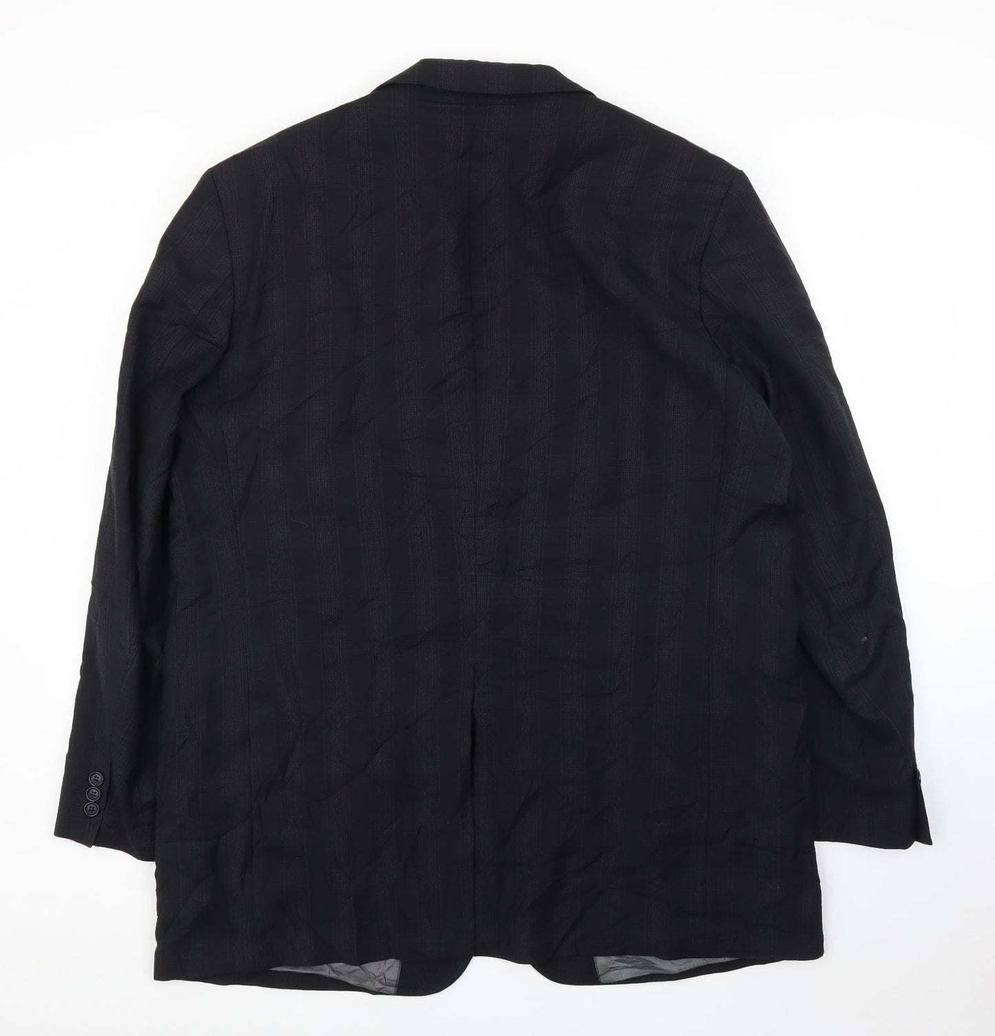 Mens UK Size 46 M&S Regular Black Suit Jacket
