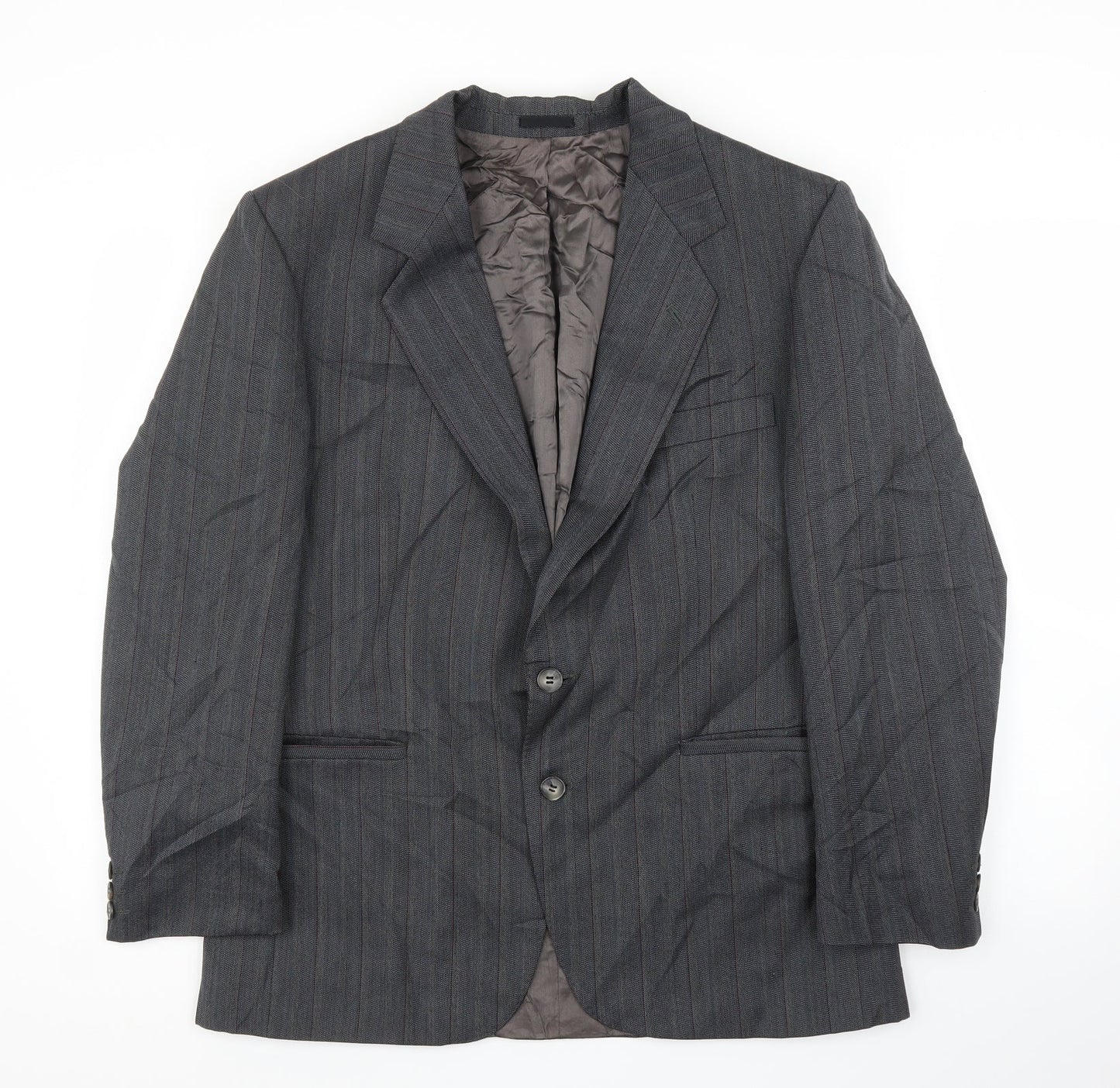 Mens UK Size 38 George Arthur Dunn Regular Grey Suit Jacket