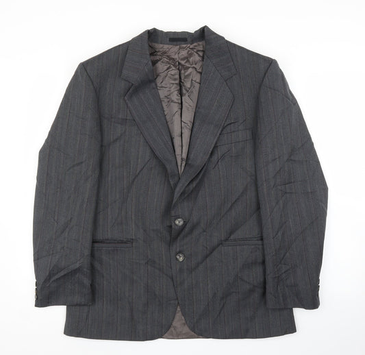 Mens UK Size 38 George Arthur Dunn Regular Grey Suit Jacket