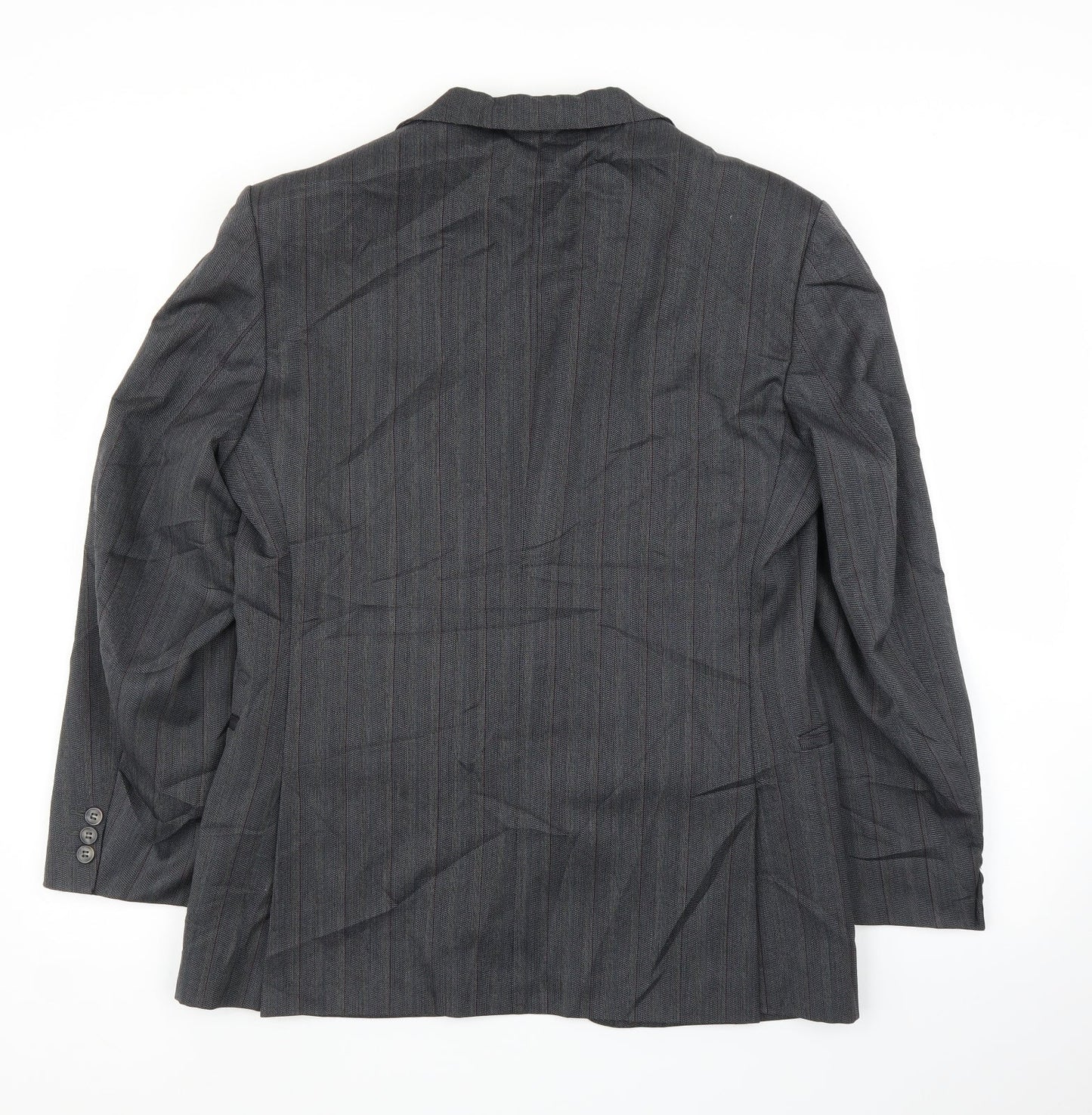 Mens UK Size 38 George Arthur Dunn Regular Grey Suit Jacket