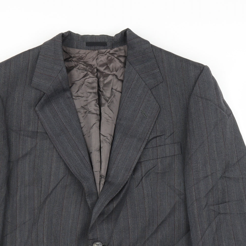 Mens UK Size 38 George Arthur Dunn Regular Grey Suit Jacket