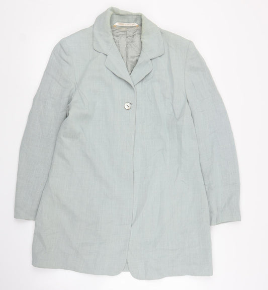 M&S Womens Green   Jacket Blazer Size 12