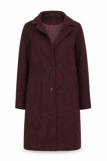 Womens UK Size 12 New Look Purple Overcoat