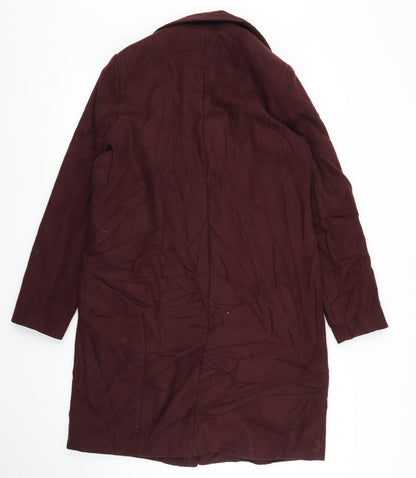 Womens UK Size 12 New Look Purple Overcoat