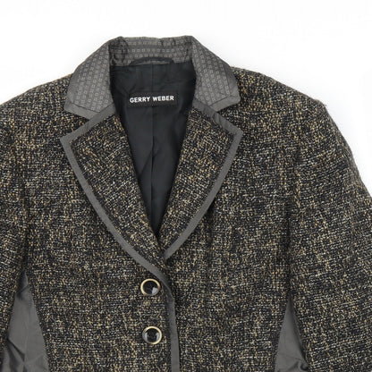 Womens UK Size 12 Gerry Weber Brown Cardigan Jumper
