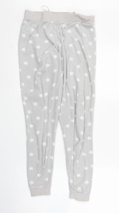 Debenhams Womens Grey Solid  Chemise Pyjama Pants Size 8  - Stars