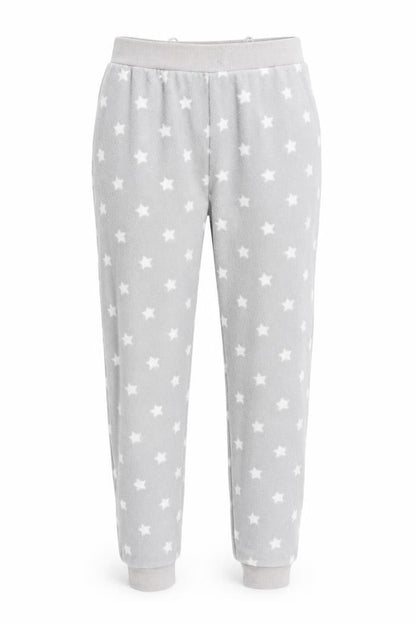 Debenhams Womens Grey Solid  Chemise Pyjama Pants Size 8  - Stars