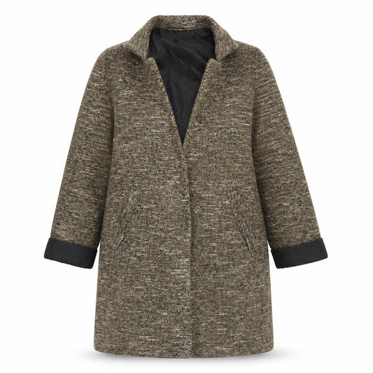 Womens UK Size 6 Limited Collection Brown Overcoat