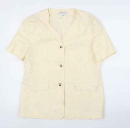 Classics Womens Ivory   Basic Blouse Size 16