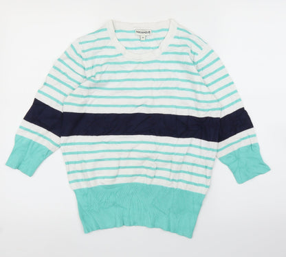 Womens UK Size M Paramour Green Pullover Jumper
