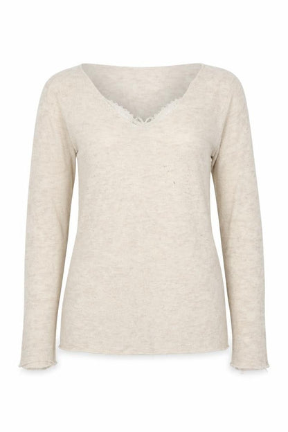 Nicole Womens Beige   Basic Blouse Size S  - Butterfly