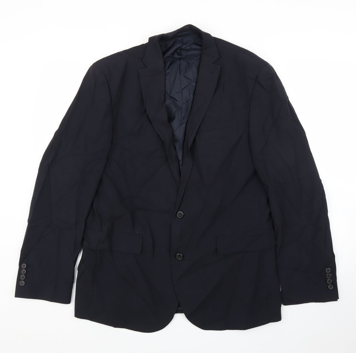 Mens UK Size 42 Fellini Regular Blue Suit Jacket