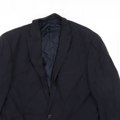 Mens UK Size 42 Fellini Regular Blue Suit Jacket