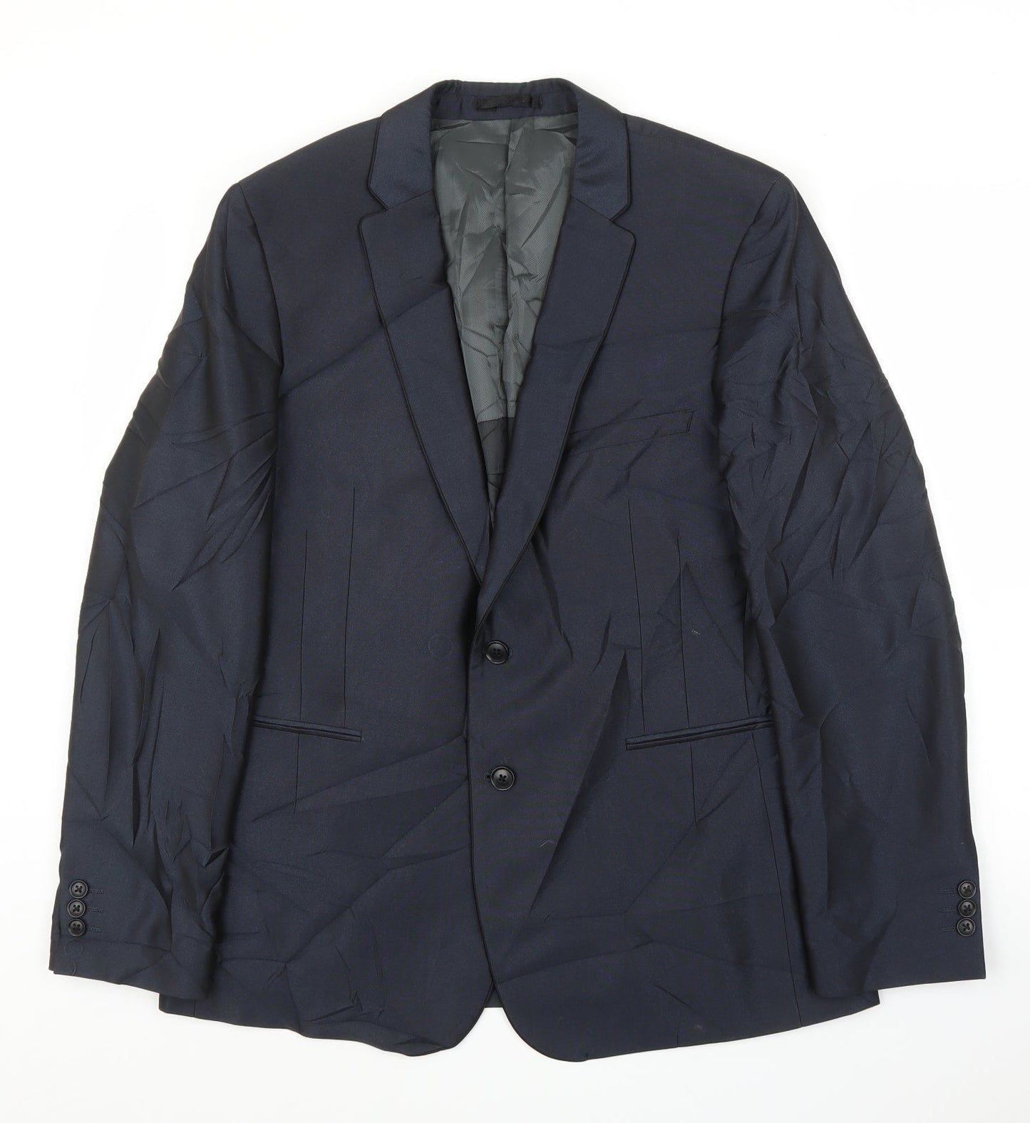 Mens UK Size 42 Red Herring Regular Blue Suit Jacket