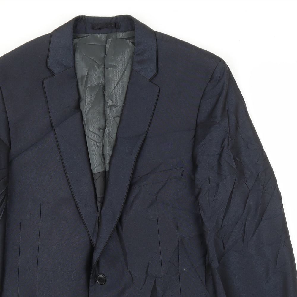 Mens UK Size 42 Red Herring Regular Blue Suit Jacket
