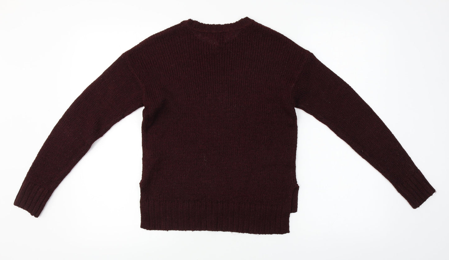 New Look  Girls Purple   Pullover Jumper Size 12-13 Years