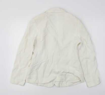Wallis  Womens White   Jacket Blazer Size 10