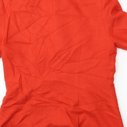 Bellino  Womens Red   Jacket Blazer Size 14