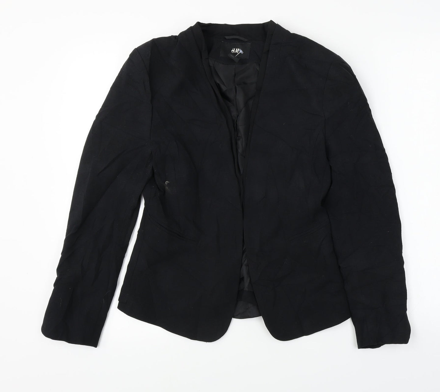 H&M  Womens Black   Jacket Blazer Size S