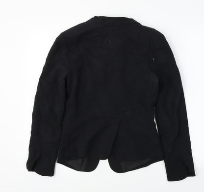 H&M  Womens Black   Jacket Blazer Size S