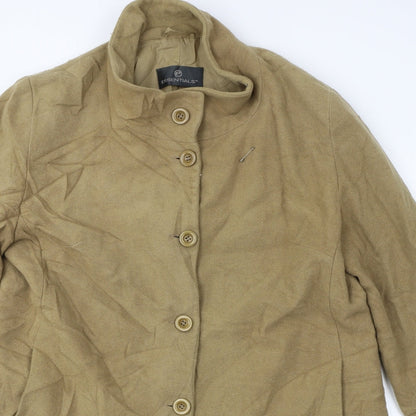 Womens UK Size 20 Essentials Brown Jacket