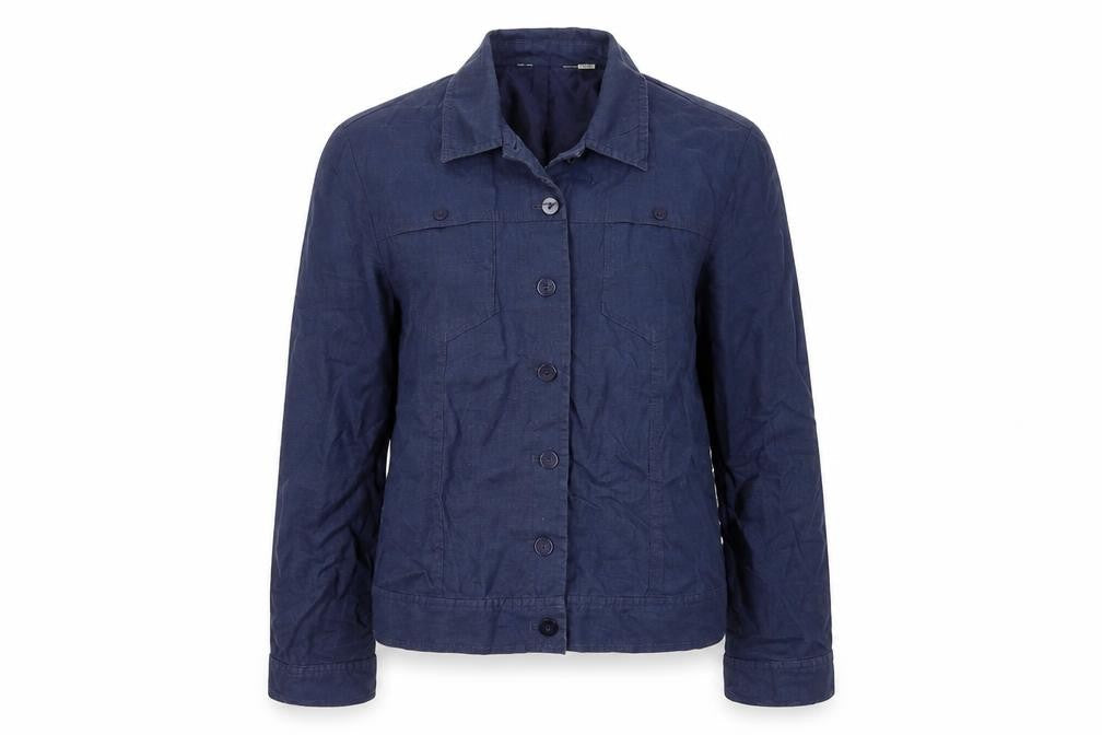 Womens UK Size 8 Preworn Regular Blue Blazer