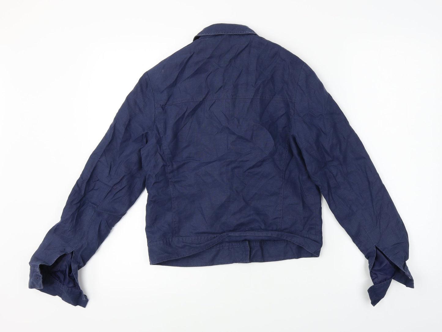 Womens UK Size 8 Preworn Regular Blue Blazer